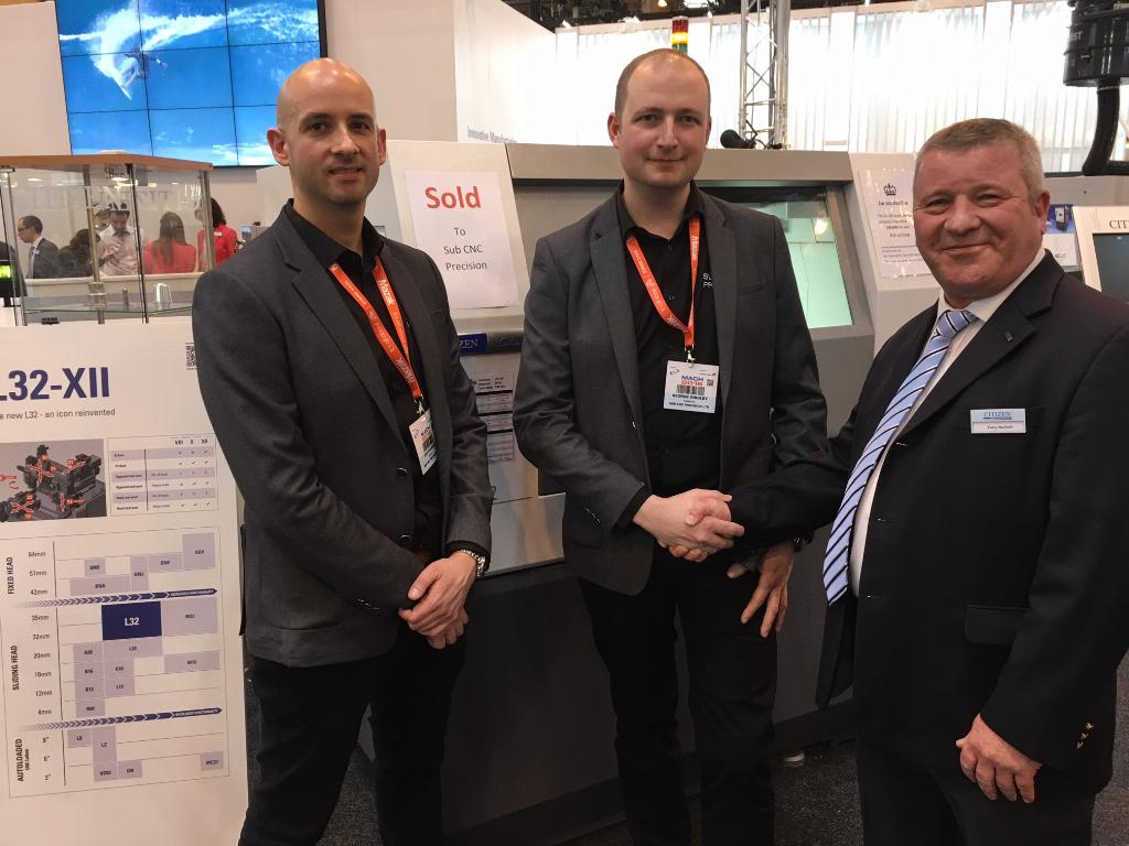 (L-R) Yian Stavrou, George Dingley and Citizen’s Tony Nolloth at MACH