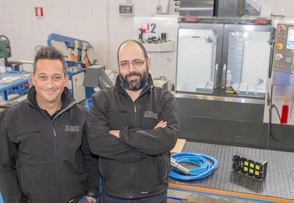 David Marzi (left) and Ciro Caiazzo were both commercial divers when they started the company