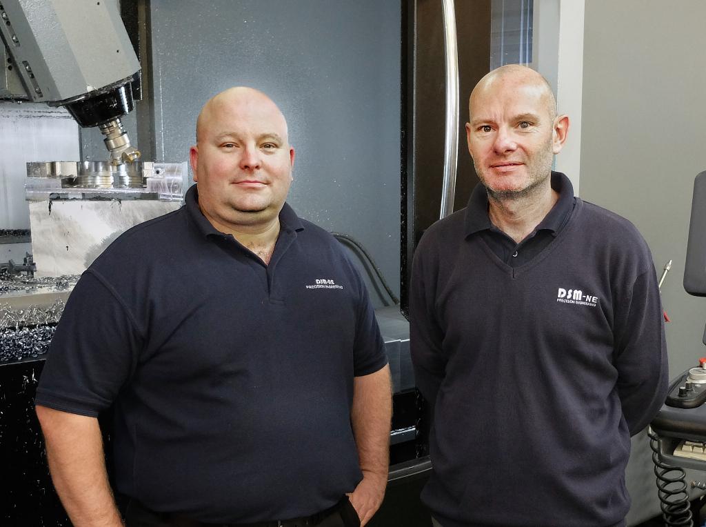 Andrew Wilson (right) and Steven Guz, technical director and technical manager respectively of DSM-NE