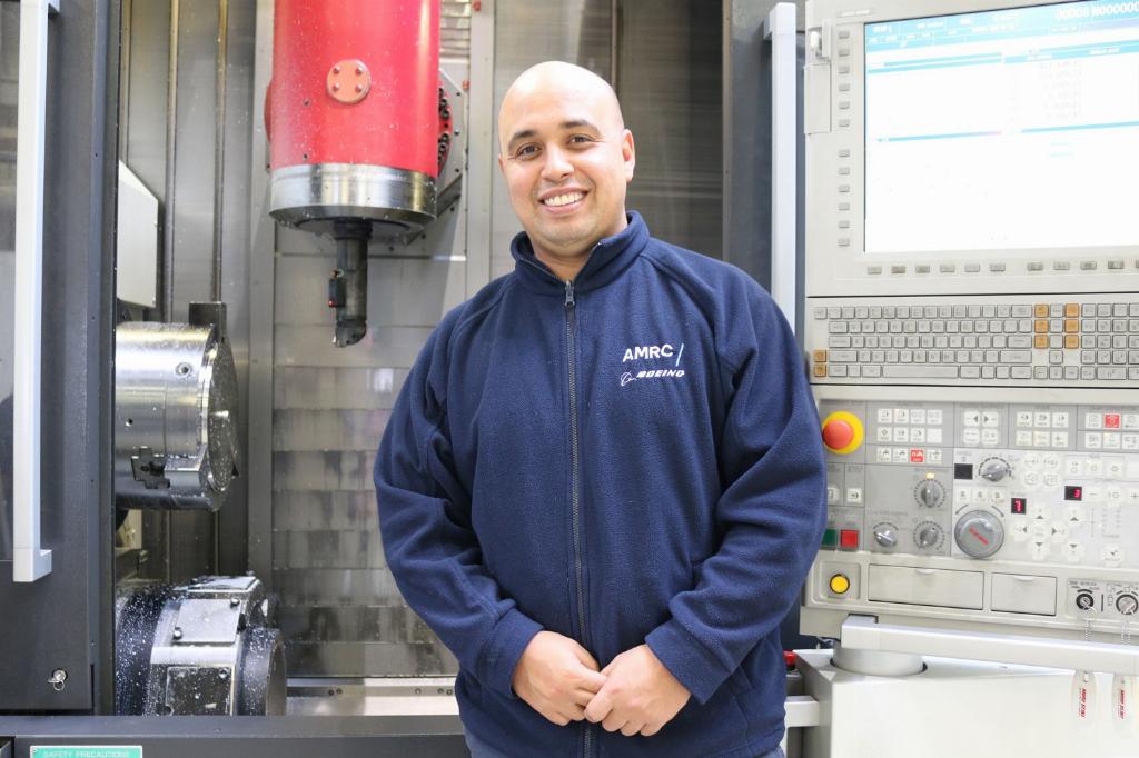 AMRC Machining Group technical lead for control Systems, sensors and data acquisition, Hatim Laalej