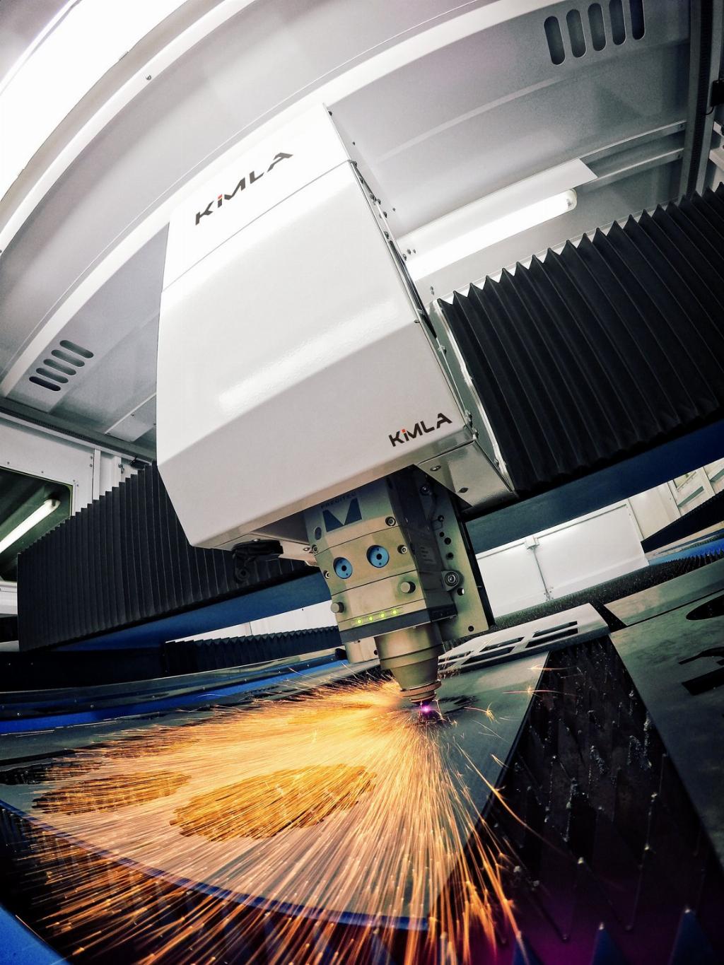 Kimla fibre lasers are designed for optimum speed of the workhead