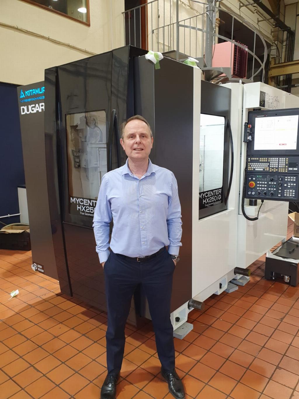 Managing director Eric Dugard is delighted that the company has recently been appointed as the exclusive supplier of Kitamura machines in the UK