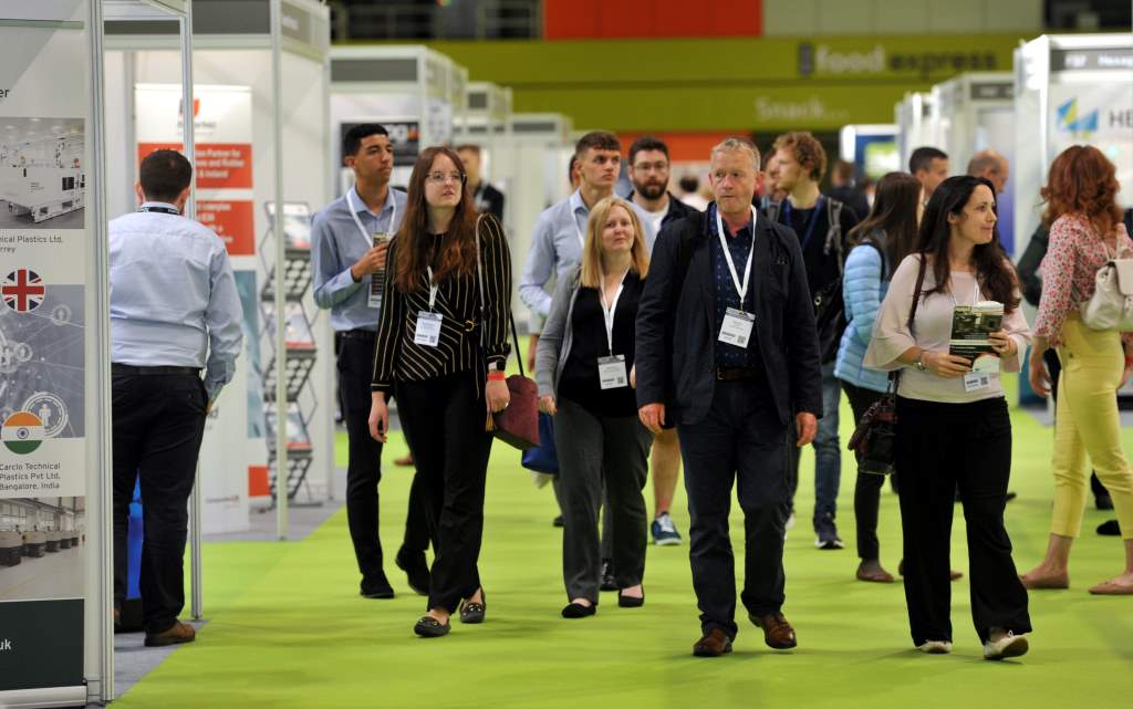 Busy aisles at last year’s Med-Tech exhibition 