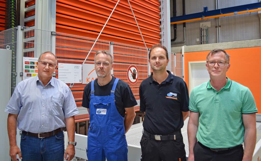 Werner Weitner staff (L-R) Heinz Weitner, Marco Straubel, Florian Winhard and Daniel Miehling