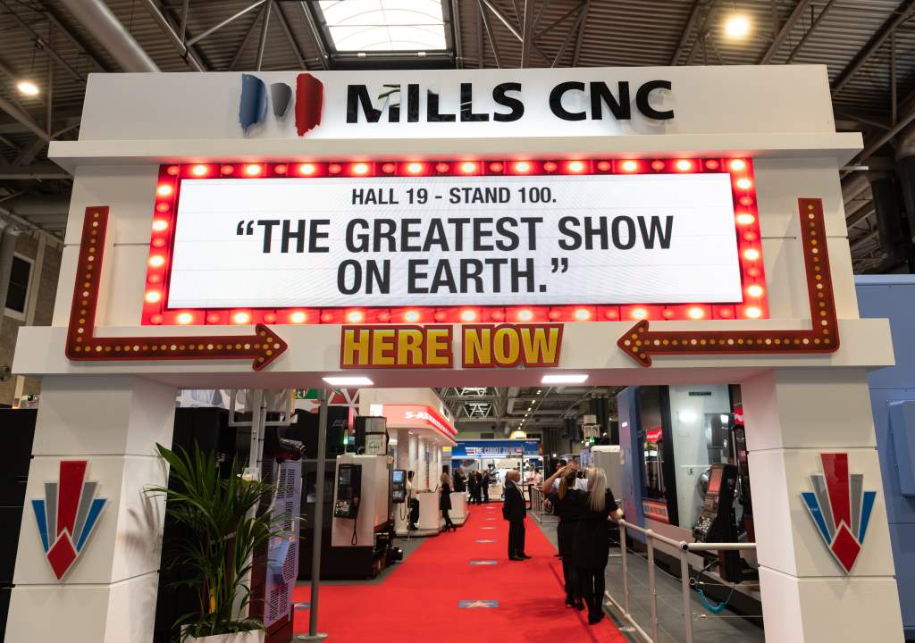 Mills CNC’s stand at MACH 2022