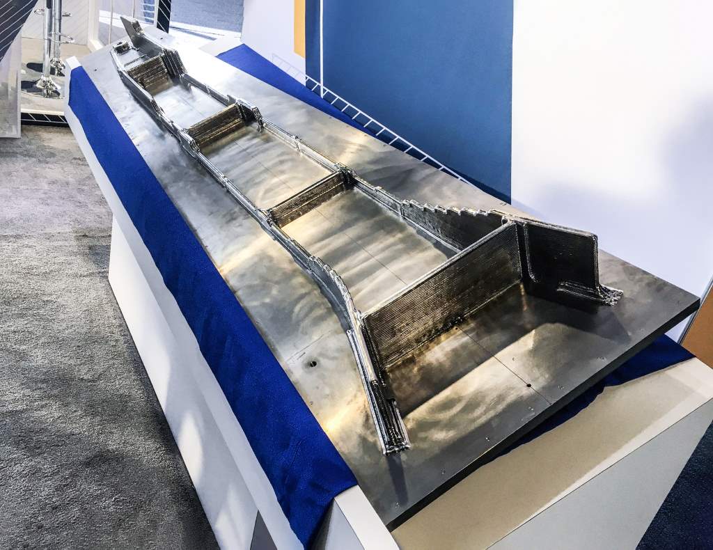 GKN recently completed its largest ever additive made part (2.5m long) using LMD-w