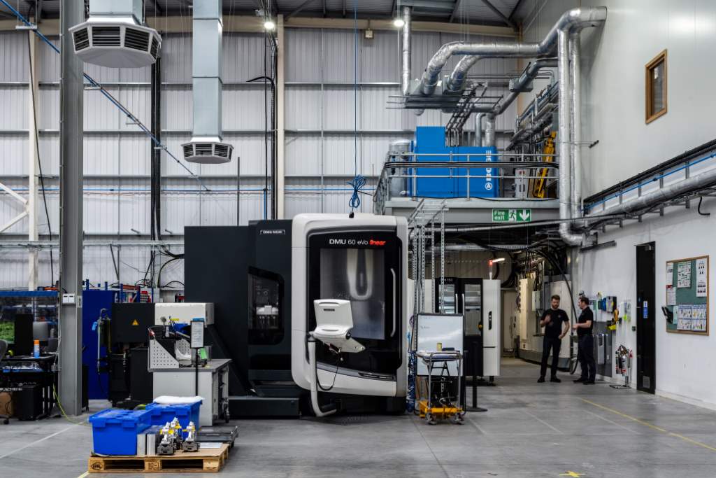 The DMG Mori DMU 60 universal machining centre is just one of a wide range of milling and turning machines at CloudNC’s factory in Chelmsford