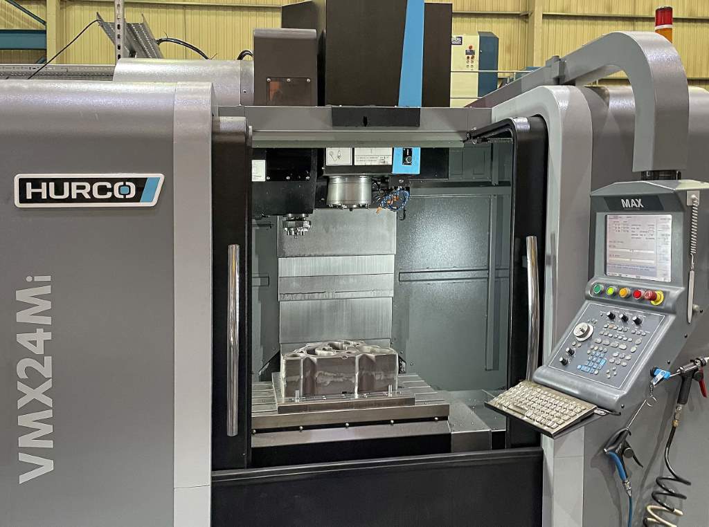 Another 3-axis Hurco machining centre on the shopfloor at Tooling 2000