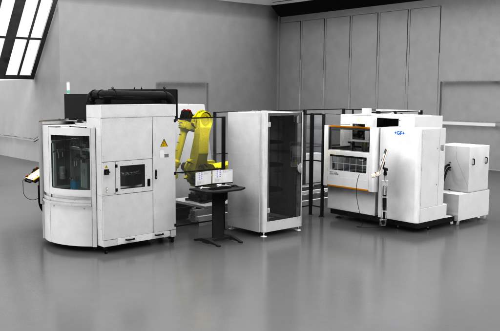 GF Machining Solutions’ fully automated manufacturing cells integrate multiple processes for medical manufacturers