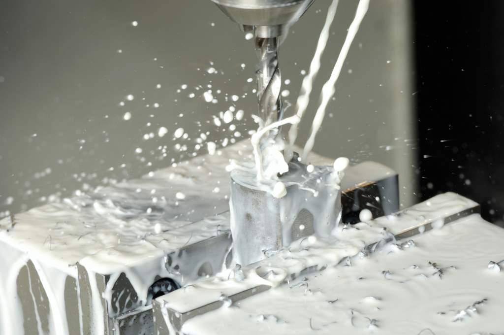 Cutting fluid emulsions have been developed to lubricate and cool the machining process with a greater capacity to absorb waste energy from cutting operations