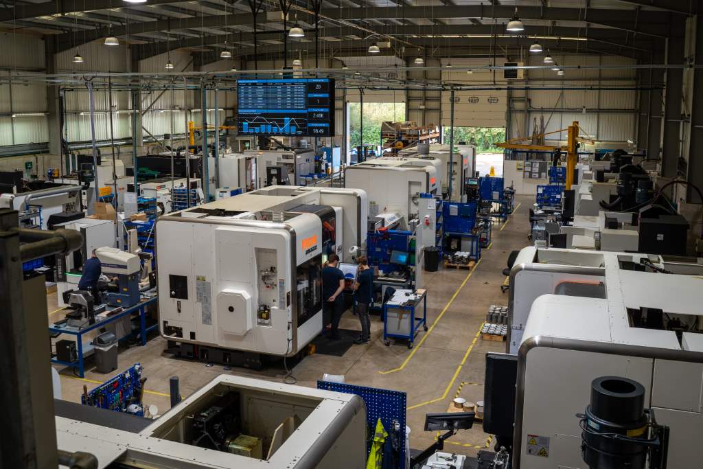 Through Made Smarter Beverston Engineering was able to invest in software and sensor technology to connect all its CNC machines and install screens on the shopfloor giving real time factory analytics