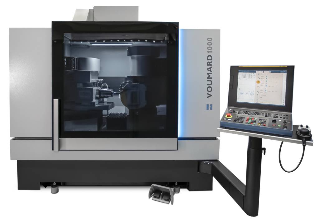 The Voumard 1000 internal and external cylindrical grinding machine can be easily automated if required