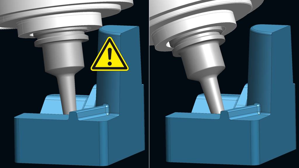 Virtual machining ensures collision avoidance and high levels of process safety