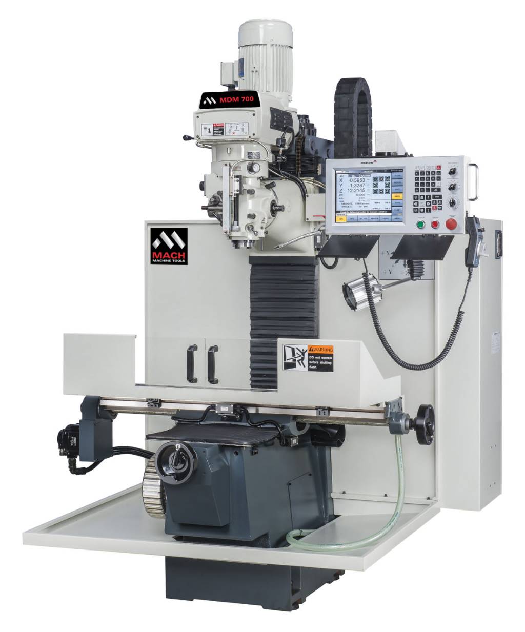 The Mach MDM 700 is a popular and proven machine with a 5,000rpm spindle and 1,244mm x 228mm worktable